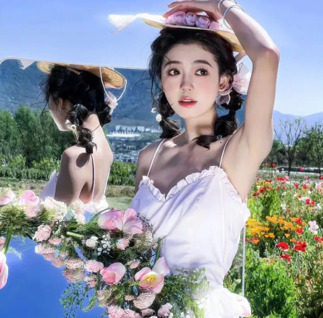 午夜下的刺花